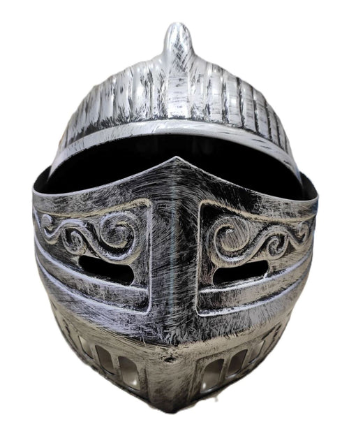 Gladiator Premium Silver Helmet Kids & Adults Fancy Dress Costume Accessory