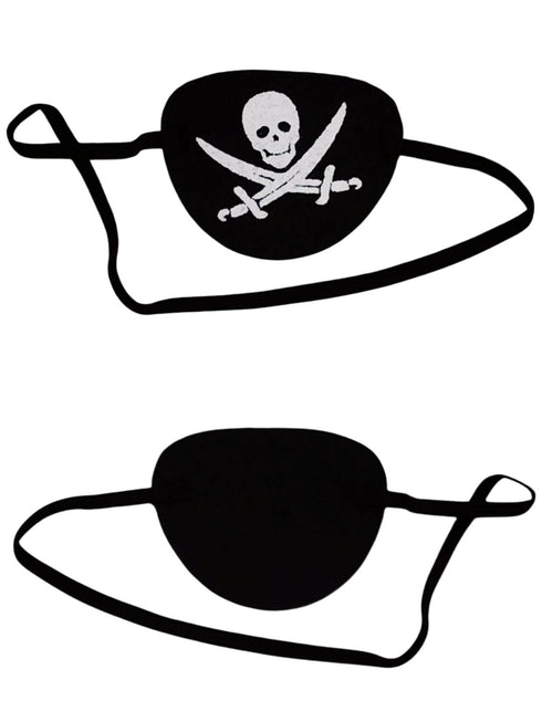 Black Pirate Captain 5 Pcs Kids Costume Set (8-12 Years) - Synthetic Jacket, Plastic Pirate Hook, Eyepatch, Loot Bag & Bandana Cap