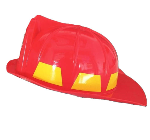 Fireman Fire Fighter Rescue Helmet Community Helper Kids Fancy Dress Accessory