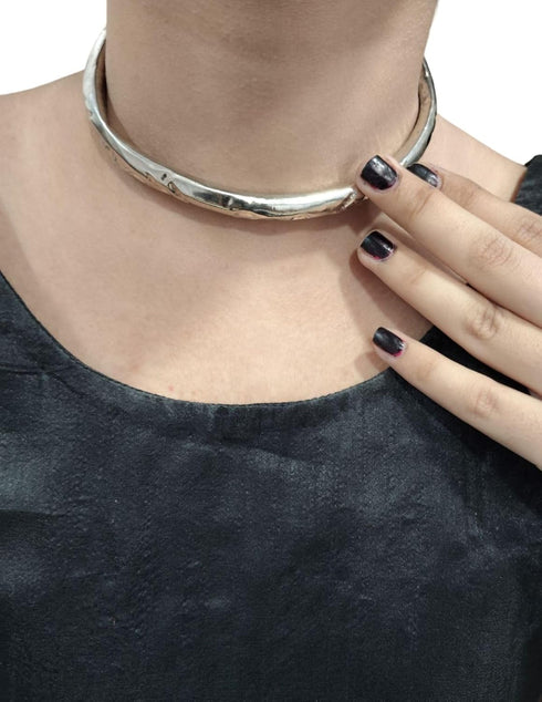 Authentic Silver Ramjhol Hasli Jewellery Fancy Dress Costume Accessories