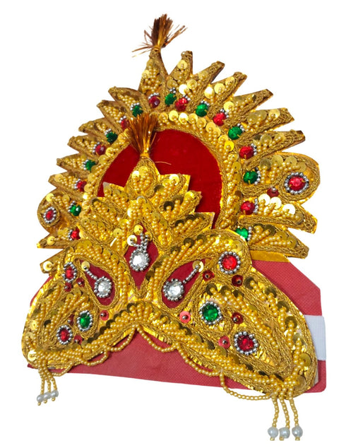 Shri Ram Hindu God Crown Mukut Kids & Adults Fancy Dress Costume Accessories