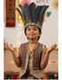 Carnival Multicolor Feather Headdress Crown Fancy Dress Costume