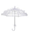 White Lace Net Parasol Umbrella Kids & Adults Costume Accessories for Photoshoots and Decorations