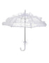 White Lace Net Parasol Umbrella Kids & Adults Costume Accessories for Photoshoots and Decorations