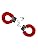 Red Couples Love Handcuffs Fancy Dress Costume Accessories