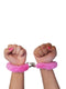 Pink Couples Love Handcuffs Fancy Dress Costume Accessories