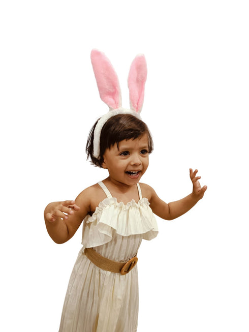 Bunny Rabbit Ears HeadBand Girls Fancy Dress Costume Accessories