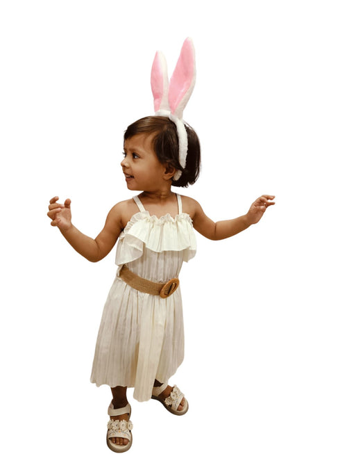 Bunny Rabbit Ears HeadBand Girls Fancy Dress Costume Accessories