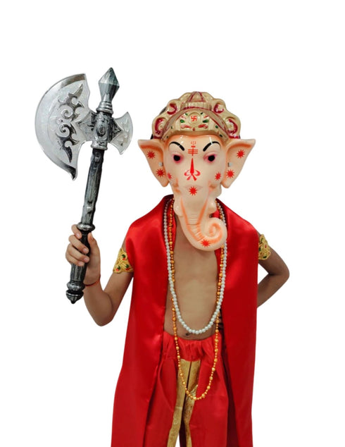 Shri Ganesha Hindu God Kids & Adults Fancy Dress Costume - Premium