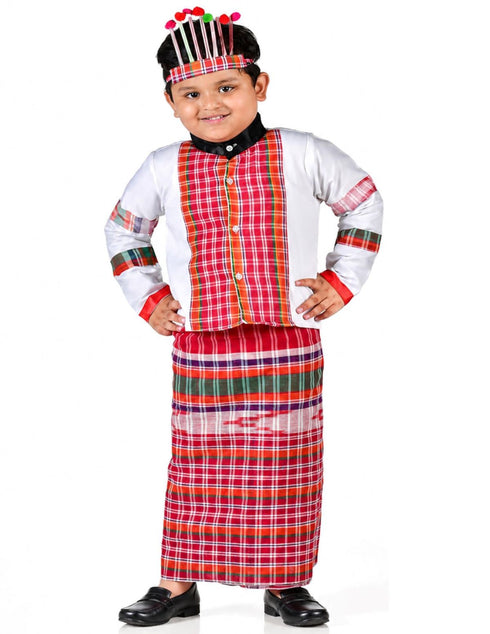 Mizoram Indian Eastern State Folk Costume - Male
