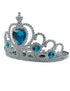 BookMyCostume Complete Queen Accessory Set for Girls – Includes Blue Tiara, Magic Wand, Blonde Braid Hair Clip & Gloves | Fancy Dress, Costume Party, Role Play, Birthday Gift, Fairy Tale Princess Set