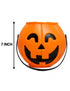 Halloween Pumpkin Plastic Trick & Treat Candy Basket Party Fancy Dress Accessory