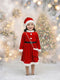 Christmas Dress for Girls Santa Theme Frock Fancy Dress Costume | Santa Girl Costume - Premium