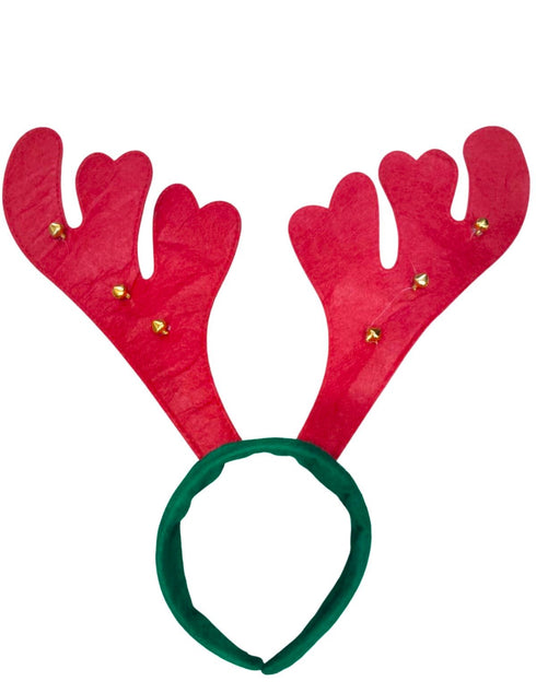 BookMyCostume Christmas Red Reindeer Animal Antlers Head Band Kids Fancy Dress Costume Accessory
