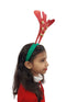 BookMyCostume Christmas Red Reindeer Animal Antlers Head Band Kids Fancy Dress Costume Accessory