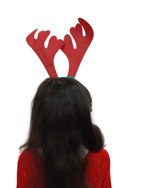 BookMyCostume Christmas Red Reindeer Animal Antlers Head Band Kids Fancy Dress Costume Accessory