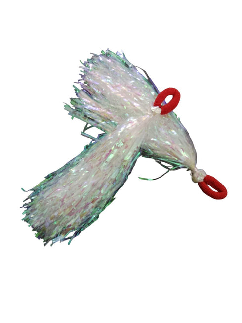 White with Reflection Pom Poms Cheerleader Dance Kids & Adults Costume Accessory