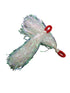 White with Reflection Pom Poms Cheerleader Dance Kids & Adults Costume Accessory