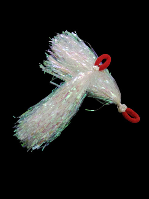 White with Reflection Pom Poms Cheerleader Dance Kids & Adults Costume Accessory