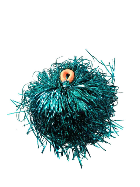 Turquoise Pom Poms Cheerleader Dance Kids & Adults Costume Accessory