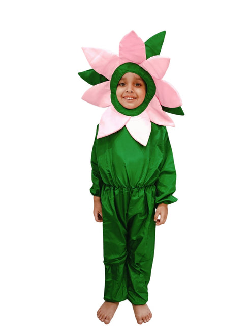 BookMyCostme Pink Flower For Kids Fancy Dress Costume