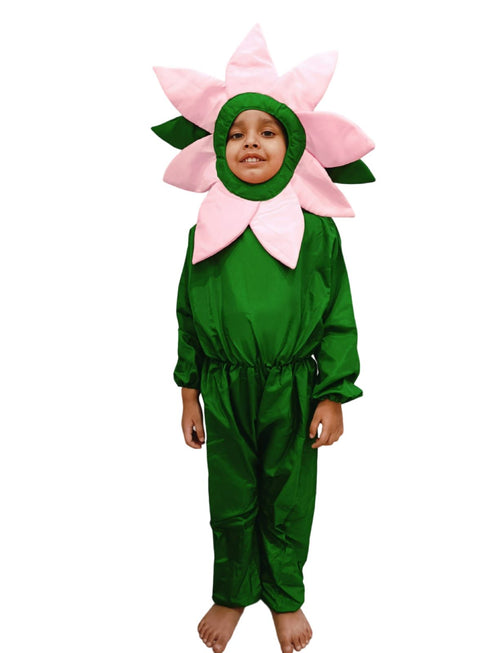 BookMyCostme Pink Flower For Kids Fancy Dress Costume