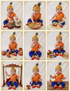 Krishna Costume with Heavy Jewellery and Mukut Set - Janmashtami Premium Dress for Baby Kanha Boys & Girls - Blue & Orange
