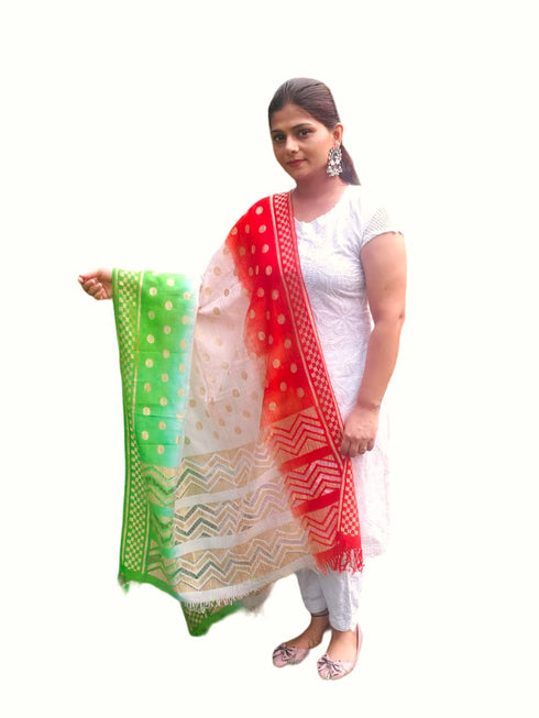 BookMyCostume Tricolour Dupatta Tiranga Republic & Independence Day Kids & Adults Costume Accessory