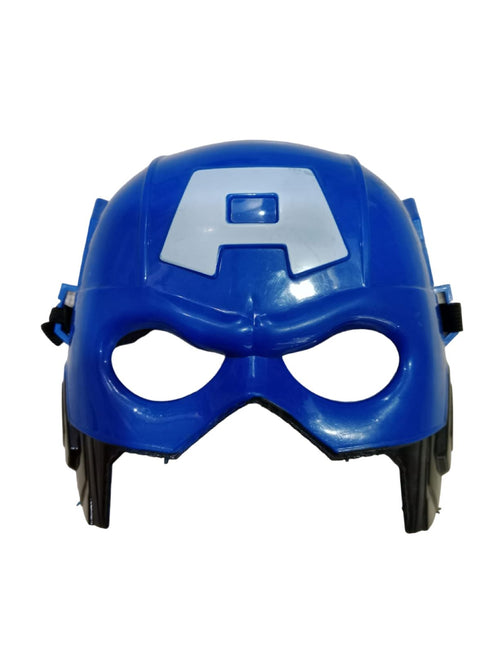 Pack of 5 Superhero Plastic Mask Kids Fancy Dress Accessories
