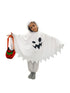 BookMyCostume White Ghost Costume With Pumpkin Basket Combo For Kids| Halloween Dress For Boys and Girls