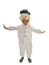 BookMyCostume Snowman Jumpsuit for Kids Fancy Dress Costume | Winter Look Cute & Cozy for Boys & Girls