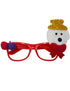 BookMyCostume Christmas Accessory Combo for Girls- Christmas Snowman Santa Eye Glasses and Christmas Bouncing Snowman Headband for Girls