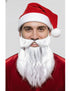 Christmas Accessory Set Santa Cap and Beard for Adults Fancy Dress Accessory