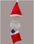 BookMyCostume Pack of 3 Christmas Accessory Set Santa Cap, Beard & Santa Goodies bag Combo for Adults