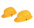 BookMyCostume Yellow Construction Worker Helmet for Kids | Civil Engineer Builder Fancy Dress Accessory for Themed Parties And Role Play