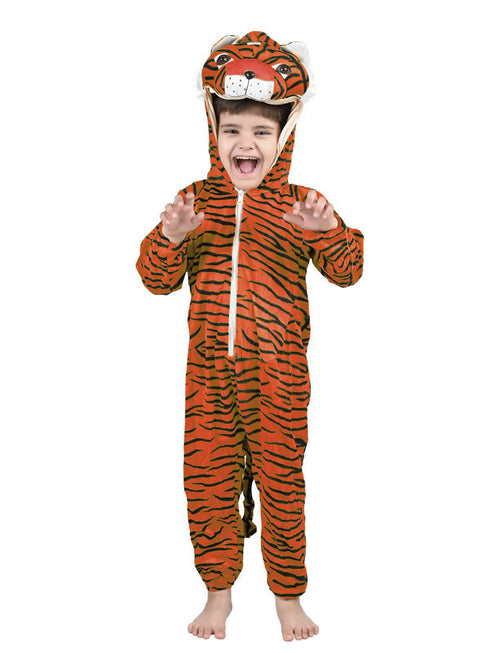 Orange Tiger Animal Kids Fancy Dress Costume | Indian