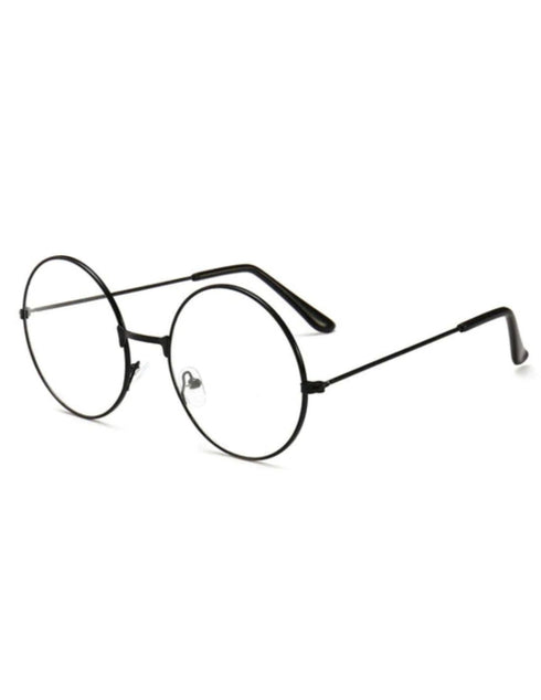BookMyCostume Black Spects Harry Potter Glasses Bose Netaji Drama Theater Spectacles for Role Play Costume Accessory