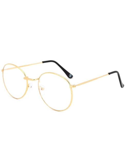 BookMyCostume Golden Spects Gandhiji Glasses Santa Claus Scholar Drama Theater Spectacles for Role Play Costume Accessory | Kids