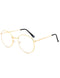 BookMyCostume Golden Spects Gandhiji Glasses Santa Claus Scholar Drama Theater Spectacles for Role Play Costume Accessory | Kids