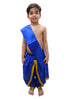 BookMyCostume Blue Dhoti with Patka Indian Folk Cultural Role Play Dress | Indian Traditional Costume for Boys