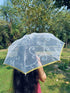 BookMyCostume Net Parasol Umbrella with Embroidery – Kids & Adults Costume Accessories for Photoshoots, Decorations & Special Occasions