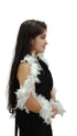 BookMyCostume Fluffy Feather Boa Stole | Soft Feathers Scarf Evening Dress Accessory for Girls | Perfect for Dance Accessory, Costume Parties & Stylish Feather Dress Look