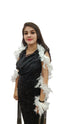 BookMyCostume Fluffy Feather Boa Stole | Soft Feathers Scarf Evening Dress Accessory for Girls | Perfect for Dance Accessory, Costume Parties & Stylish Feather Dress Look