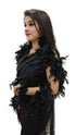 BookMyCostume Fluffy Feather Boa Stole | Soft Feathers Scarf Evening Dress Accessory for Girls | Perfect for Dance Accessory, Costume Parties & Stylish Feather Dress Look