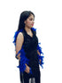 BookMyCostume Fluffy Feather Boa Stole | Soft Feathers Scarf Evening Dress Accessory for Girls | Perfect for Dance Accessory, Costume Parties & Stylish Feather Dress Look