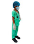 BookMyCostume Doctor Surgeon Professional Costume with Stethoscope – Complete Medical Uniform Set with Surgical Mask, Cap, Syringe & Gloves for Kids | Perfect for Role Play & Fancy Dress
