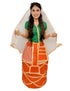 BookMyCostume Manipuri Traditional Dress for Girls | Manipuri Dress for Kids Girls | North East Indian Dance & Fancy Dress Costume | Cultural Outfit for Theme Parties, School Functions & Competitions