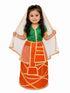 Manipuri Traditional Dress for Girls | Manipuri Dress for Kids Girls | North East Indian Dance & Fancy Dress Costume | Cultural Outfit for Theme Parties, School Functions & Competitions