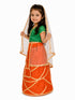 Manipuri Traditional Dress for Girls | Manipuri Dress for Kids Girls | North East Indian Dance & Fancy Dress Costume | Cultural Outfit for Theme Parties, School Functions & Competitions