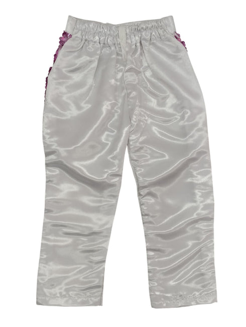 Pink Sequin Shirt & White Shiny Pants Western Dance Costume for Boys | Full Sleeve Party Wear Outfit | Theme Annual Day & Fancy Dress Outfit